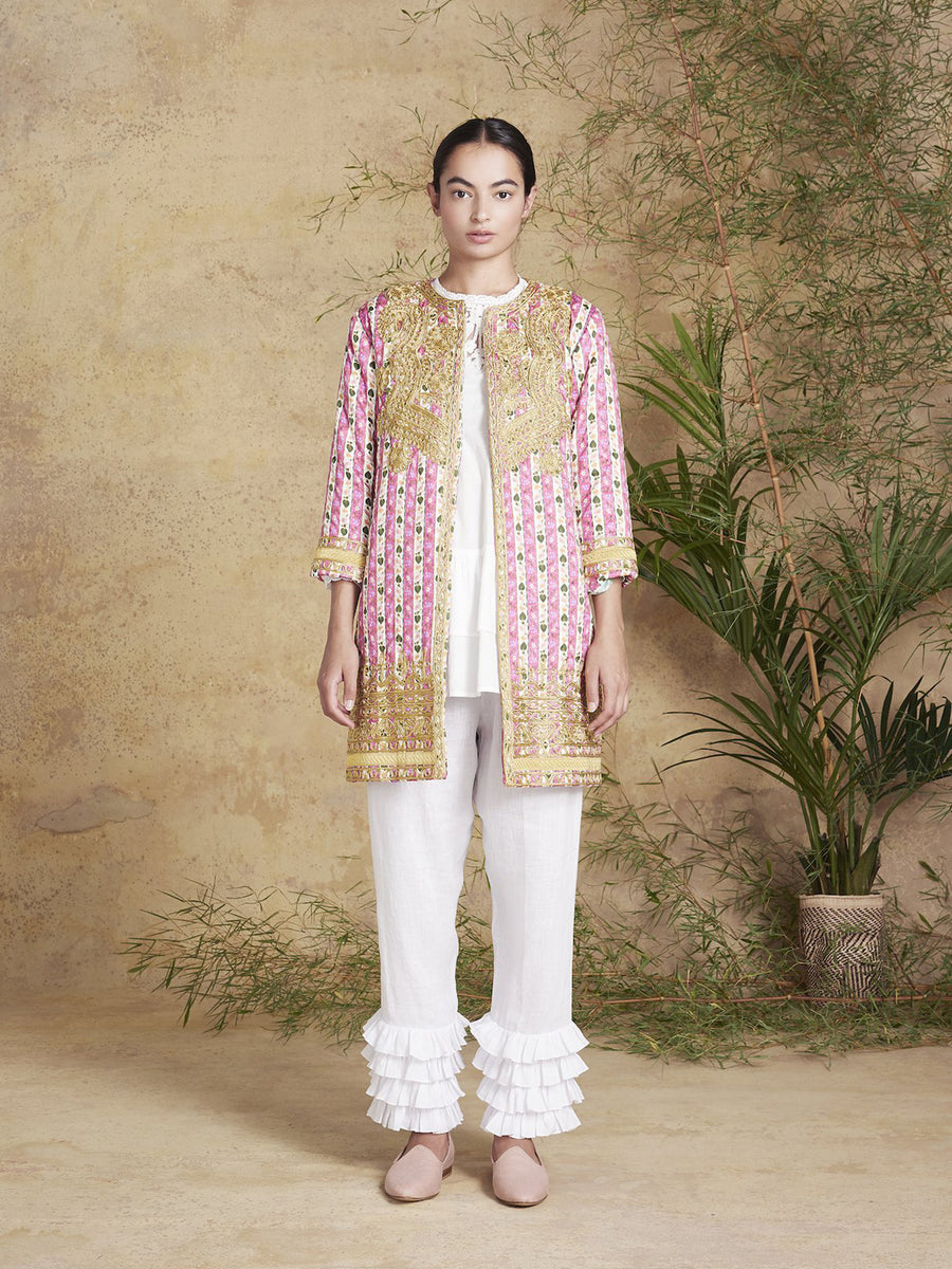 Releve Fashion Muzungu Sisters Ankita Jacket Bamboo Fables Ethical Designers Sustainable Fashion Brand Handmade Artisanal Positive Fashion Conscious Luxury Purchase with Purpose Shop for Good