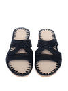 Releve Fashion Abury Raffia Summer Habeeba Slippers Black Sustainable Ethical Fashion Brand Certified B Corp Positive Luxury Brands to Trust Butterfly Mark Positive Fashion Purchase with Purpose Shop for Good