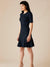 Olesya Cotton Blend Dress, Black