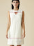 Ygritte Lightweight Jersey Dress, Ivory