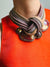 Hera 2.0 Necklace, Brown / Copper / Mauve