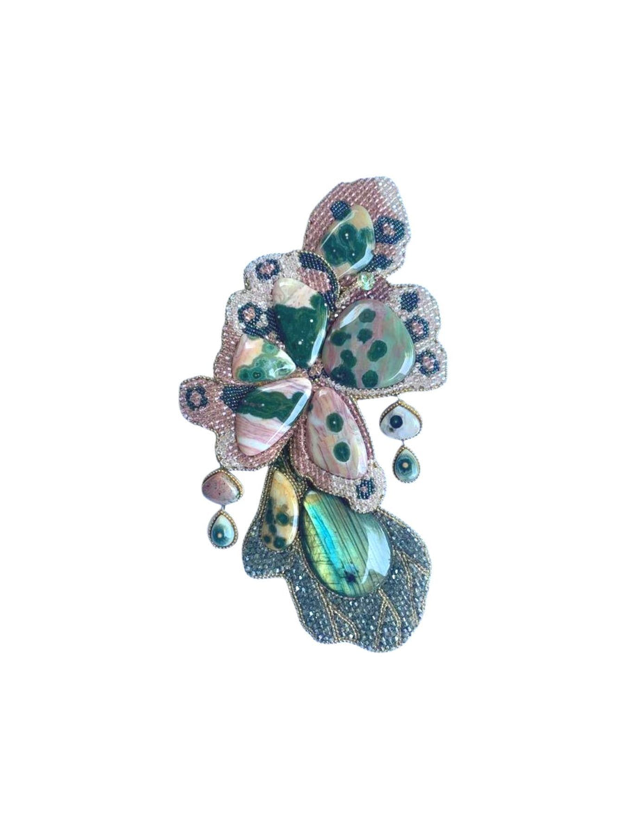 Relevé Fashion Bea Valdes Multi in Brooch Pin Ethical Luxury Brand Sustainable Jewelry Conscious Fashion Purchase with Purpose Shop for Good
