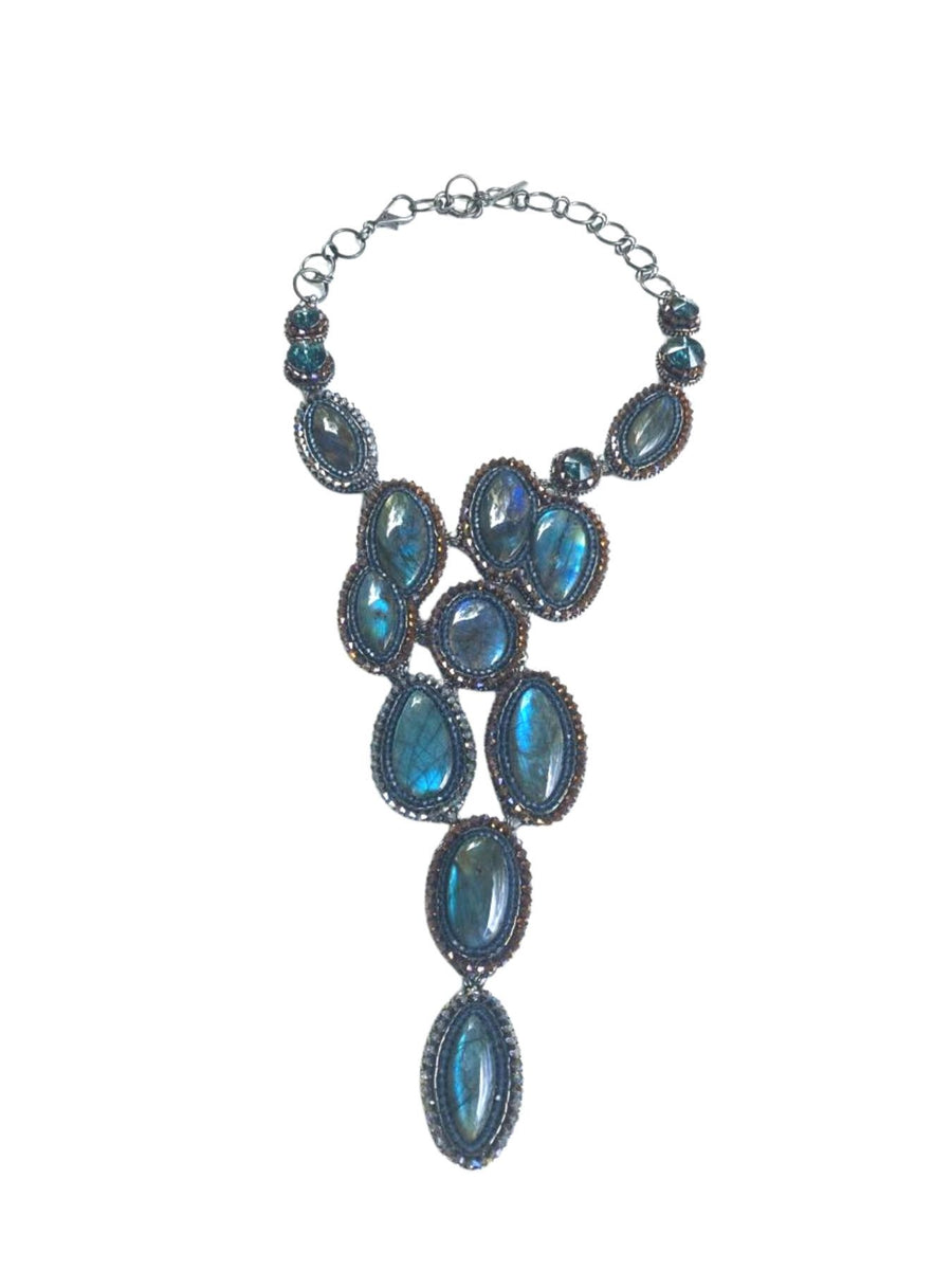 Relevé Fashion Bea Valdes Blue in Nebula 2.0 Ethical Luxury Brand Sustainable Jewelry Conscious Fashion Purchase with Purpose Shop for Good