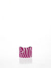Releve Fashion Beatriz Zebra Cuff Fuchsia White Ethical Designers Sustainable Fashion Brands Artisanal Handmade Accessories Purchase with Purpose Shop for Good