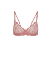 Releve Fashion Dear Denier Magnolia Recycled Wire-Free Lace Bra, Old Rose Ethical Luxury Brand Sustainable Clothing Conscious Fashion Purchase with Purpose Shop for Good
