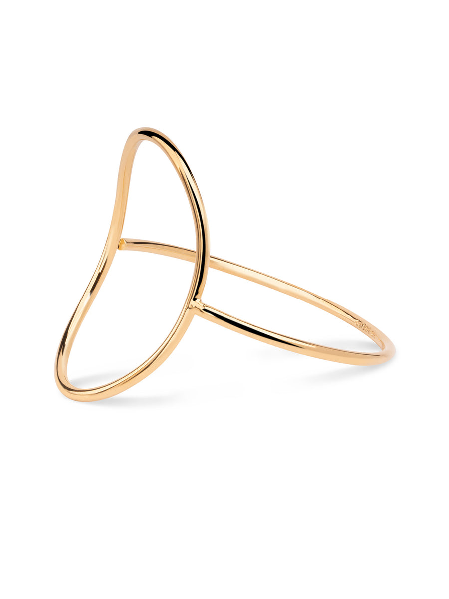 Relevé Fashion Emi & Eve Freedom Bracelet in Gold Made of Recycled Missile Shells Responsible Luxury Conflict-Free Jewellery Ethical and Sustainable Designer Brand Purchase with Purpose Shop for Good