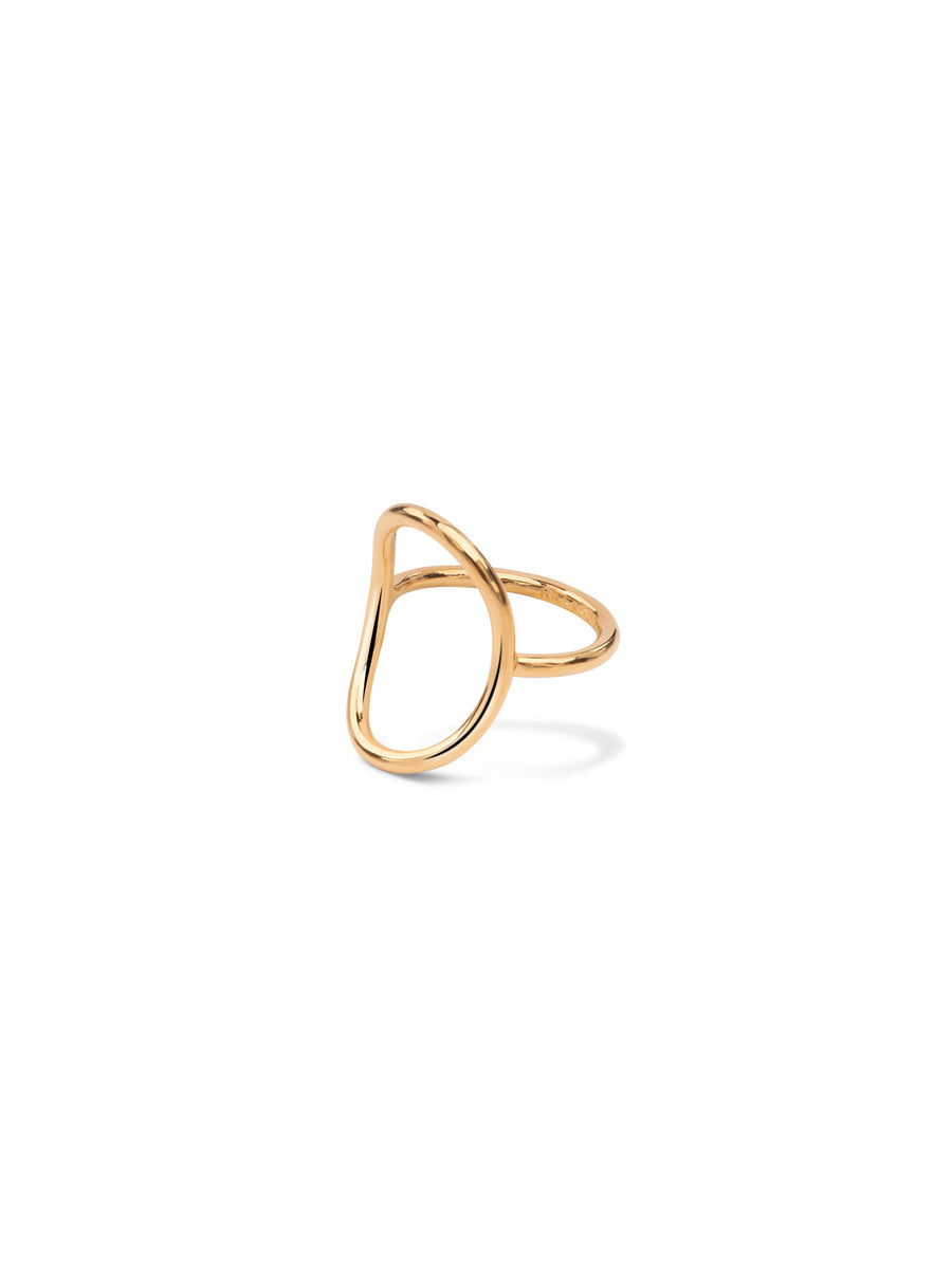 Relevé Fashion Emi & Eve Freedom Ring in Gold Made of Recycled Missile Shells Responsible Luxury Conflict-Free Jewellery Ethical and Sustainable Designer Brand Purchase with Purpose Shop for Good