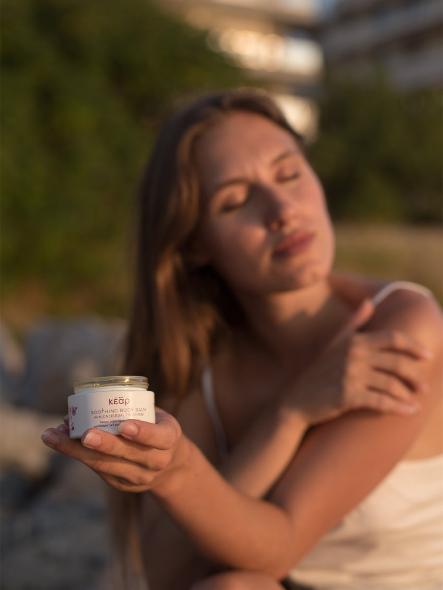 Releve Fashion Kear Soothing Body Balm Clean Beauty Animal-Friendly, Cruelty-Free Skincare Made in Greece Sustainable Ethical Brand Purchase with Purpose Shop for Good