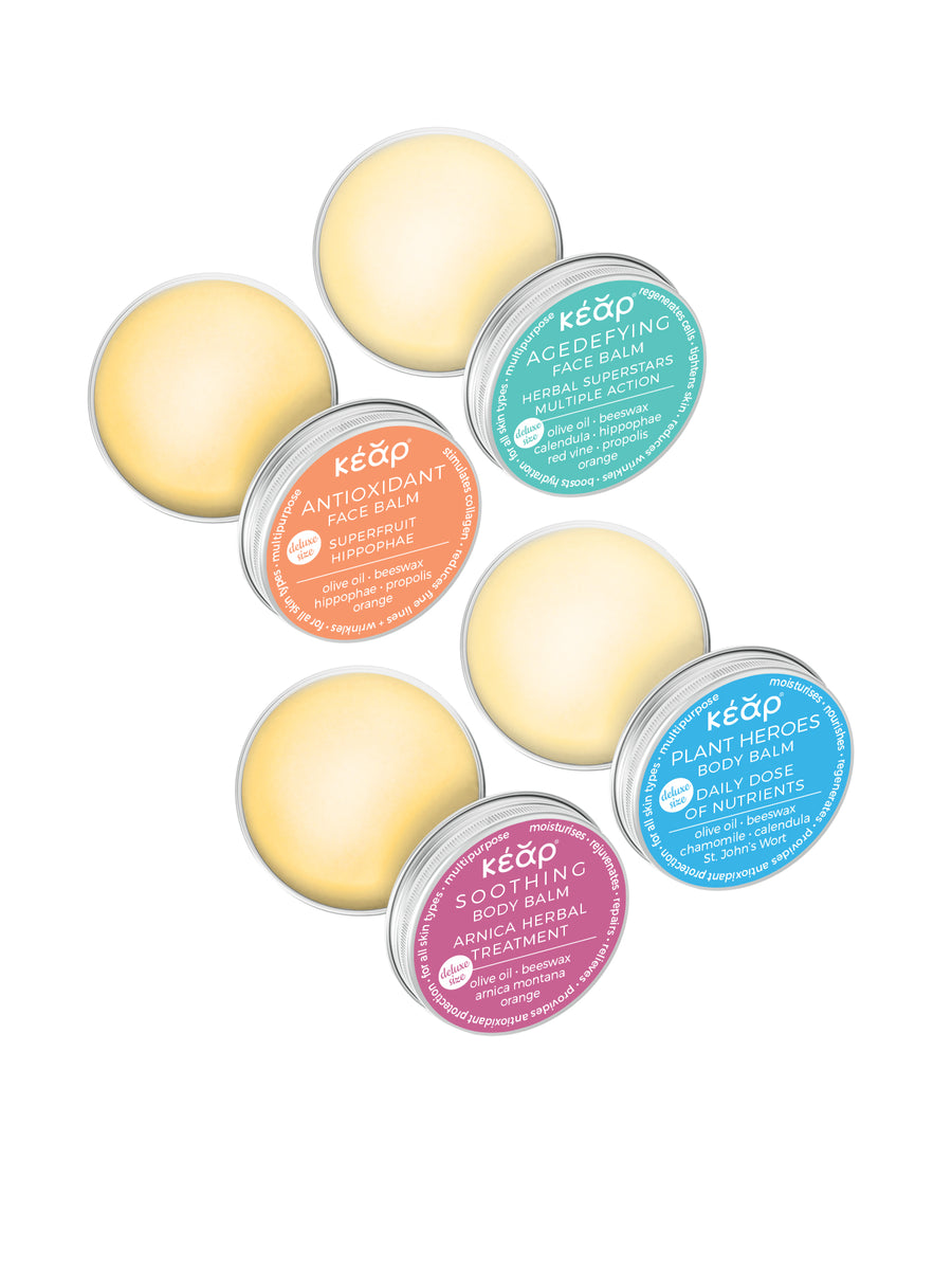 Releve Fashion Kear Candy Balms Bundle Clean Beauty Animal-Friendly, Cruelty-Free Skincare Made in Greece Sustainable Ethical Brand Purchase with Purpose Shop for Good