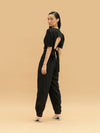 Releve Fashion Capelin Highwaist Tencel Trousers in Black Sustainable Luxury Fashion Conscious Clothing Ethical Designer Brand Artisanal Handcrafted Purchase with Purpose Shop for Good