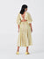 Nargis Rose Fibre Fabric Dress, Multicolour