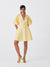 Veena Dress, Yellow Polka Dots