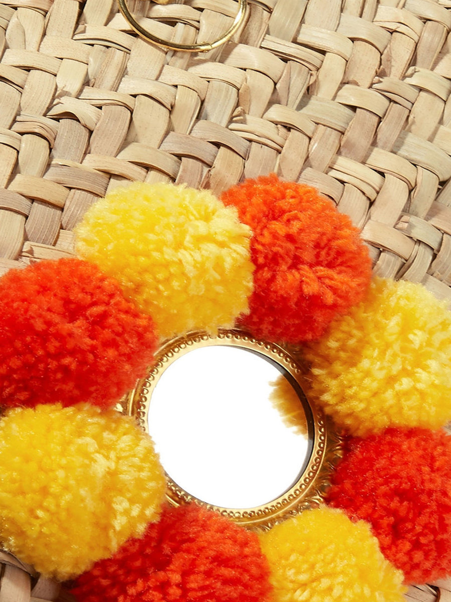 Releve Fashion Muzungu Sisters Orange and Yellow Sicilian Woven Basket Bag Ethical Designers Sustainable Fashion Brand Handmade Artisanal Positive Fashion Conscious Luxury Purchase with Purpose Shop for Good