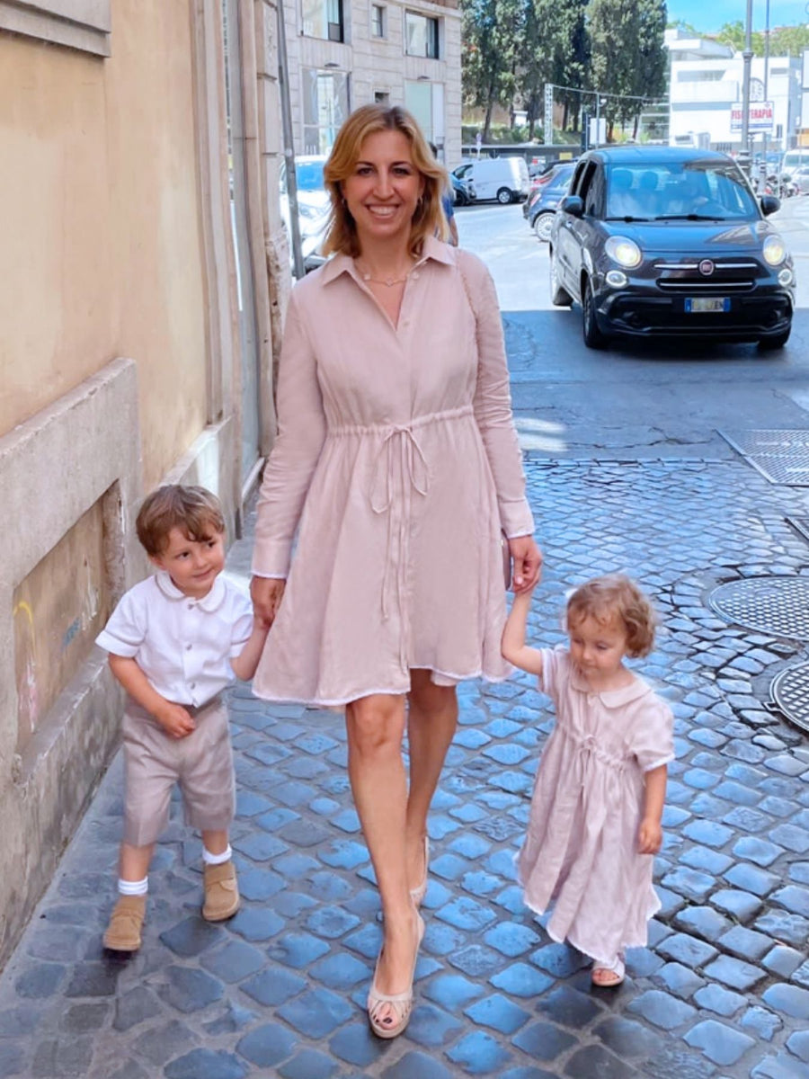 Amalfi Short Dress, Pink