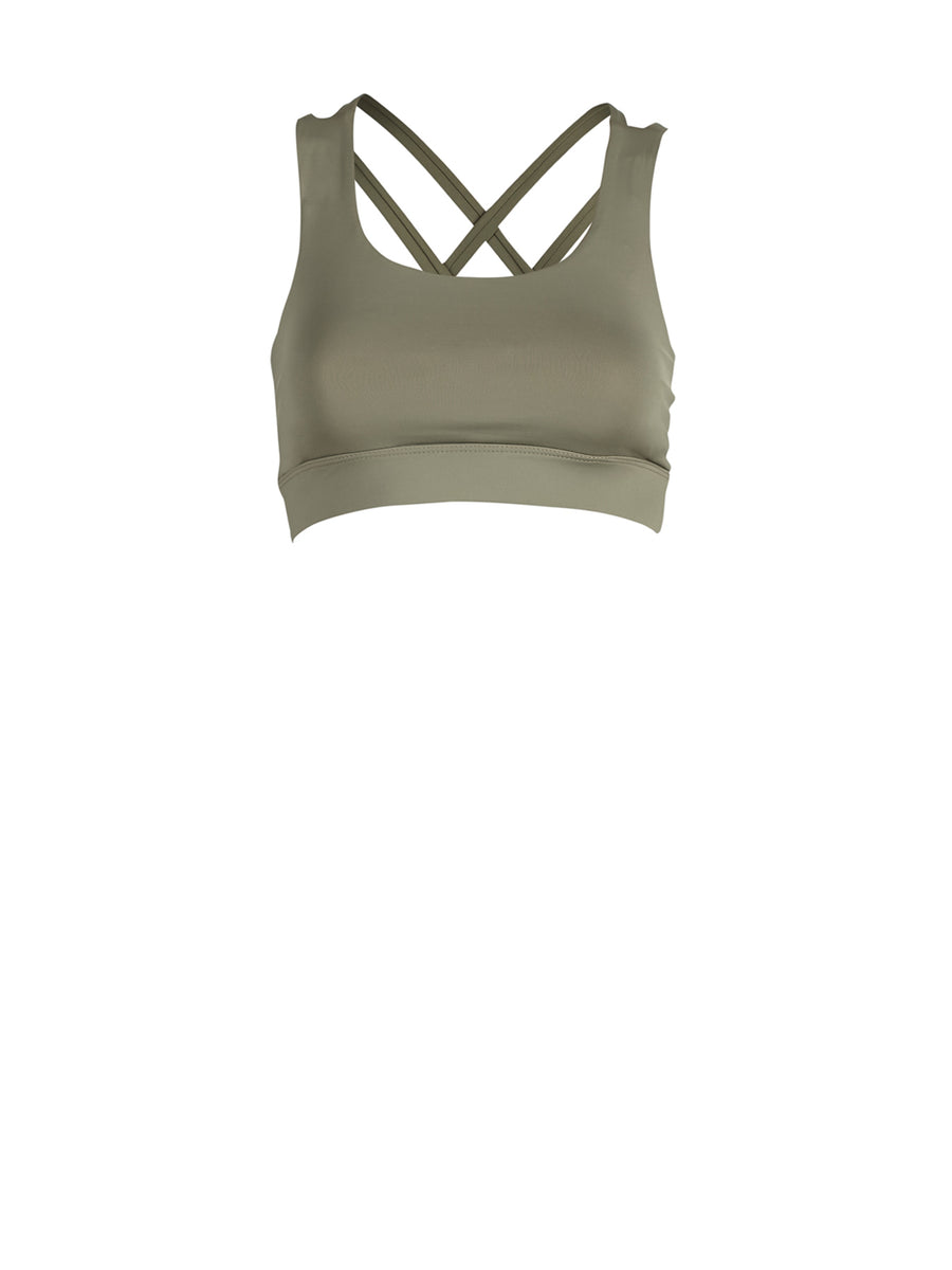 Releve Fashion Pama London Green Chakra Bra Ethical Designers Sustainable Fashion Brand Activewear Athleticwear Athleisure Yoga Positive Fashion Purchase with Purpose Shop for Good