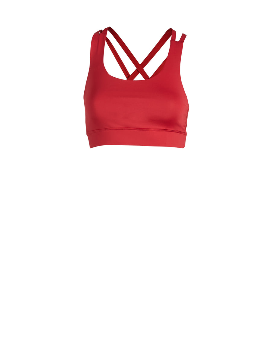 Releve Fashion Pama London Red Chakra Bra Ethical Designers Sustainable Fashion Brand Activewear Athleticwear Athleisure Yoga Positive Fashion Purchase with Purpose Shop for Good