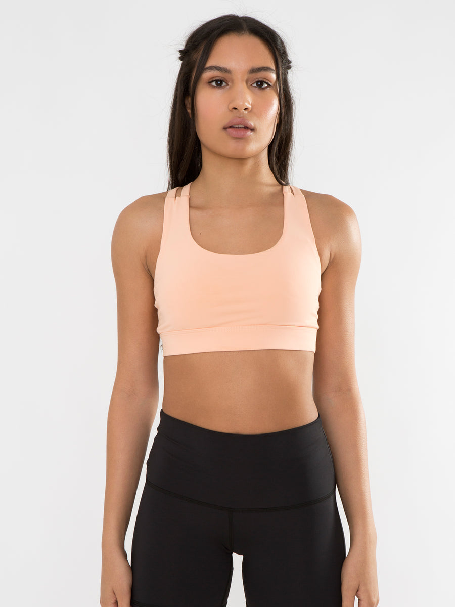 Releve Fashion Pama London Orange Chakra Bra Ethical Designers Sustainable Fashion Brand Activewear Athleticwear Athleisure Yoga Positive Fashion Purchase with Purpose Shop for Good
