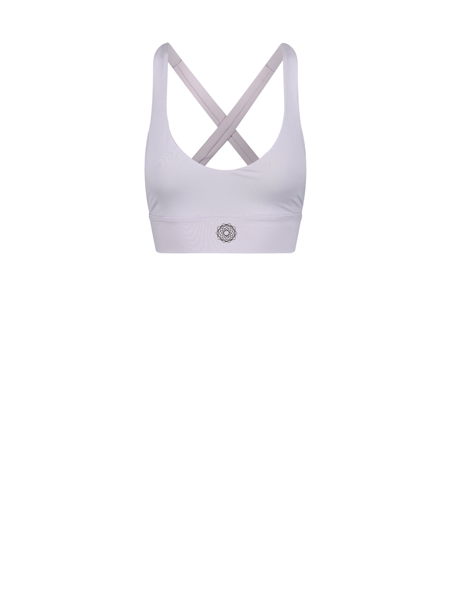 Releve Fashion Pama London Energy Sports Bra Lavender Legging Ethical Designers Sustainable Fashion Brand Activewear Athleticwear Athleisure Yoga Positive Fashion Purchase with Purpose Shop for Good