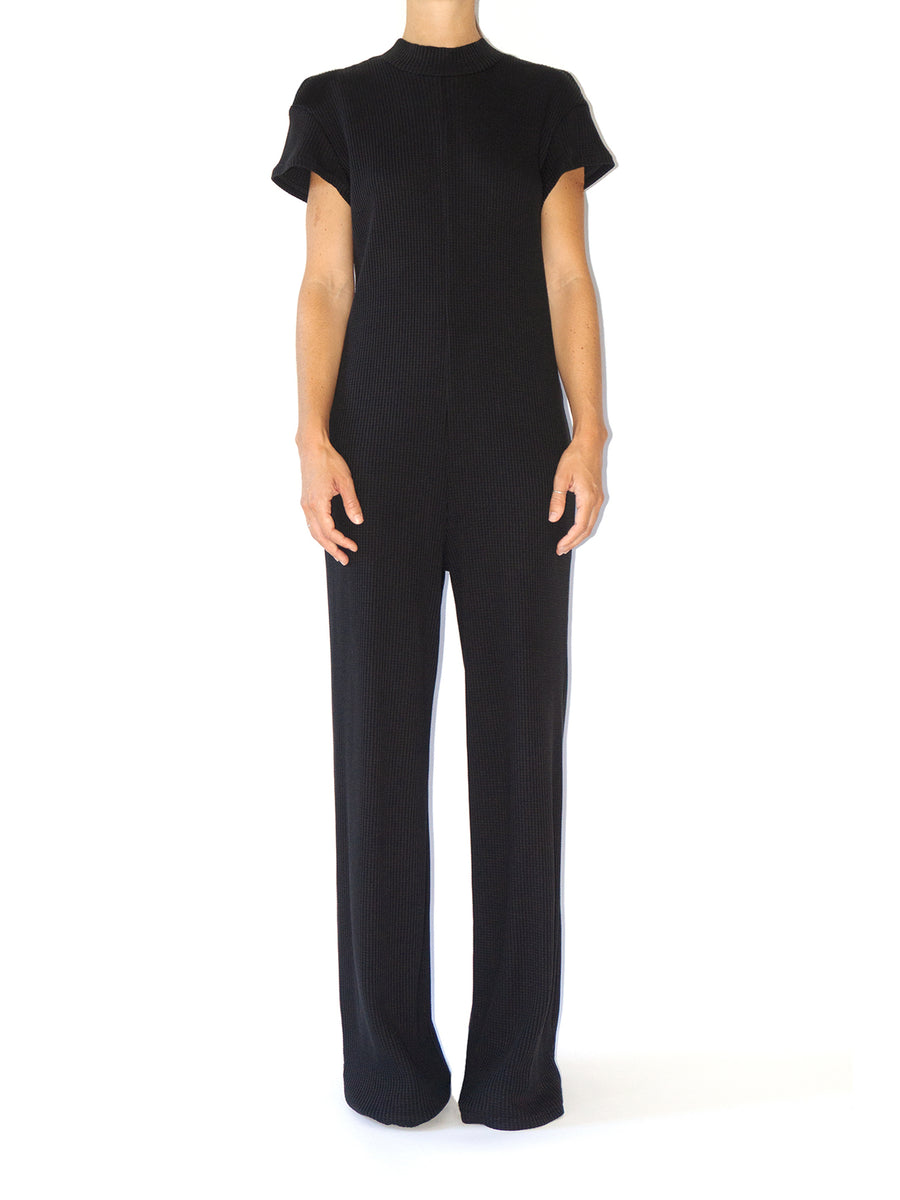 Releve Fashion Port Zienna Black Ella Jumpsuit Sustainable Luxury Fashion Conscious Clothing Ethical Designer Brand Eco Design Innovative Materials Purchase with Purpose Shop for Good