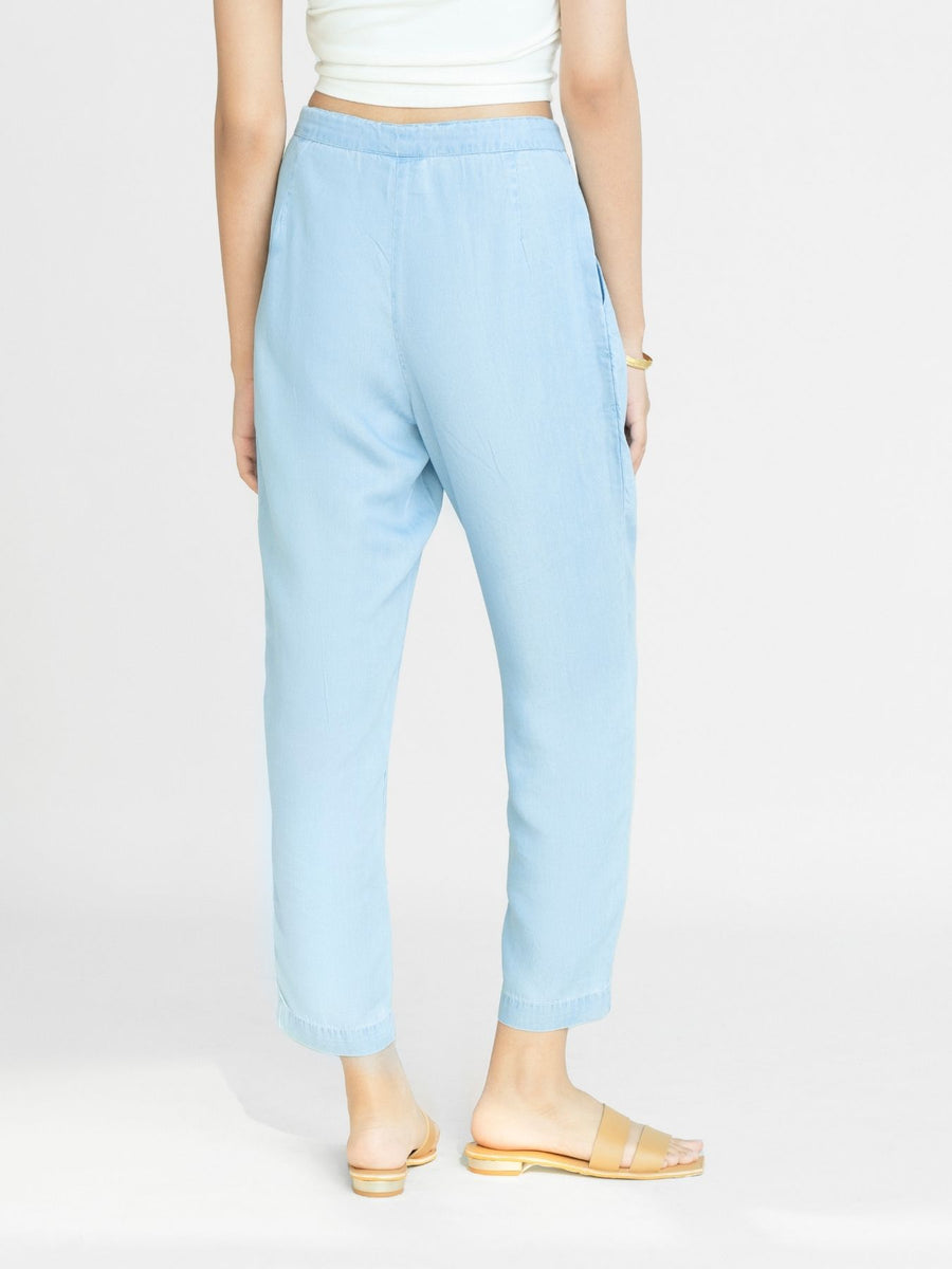 Releve Fashion Reistor Blue Blankets on the Beach Pants Ethical Designer Brand Sustainable Fashion Conscious Clothing Purchase with Purpose Shop for Good