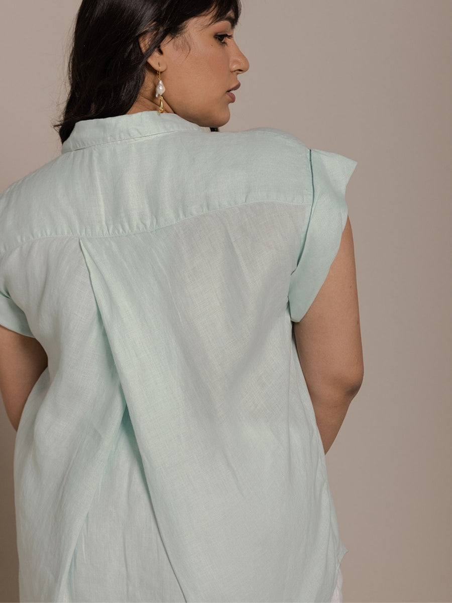 Releve Fashion Reistor Mint Chasing Daydream Shirt Ethical Designer Brand Sustainable Fashion Conscious Clothing Purchase with Purpose Shop for Good