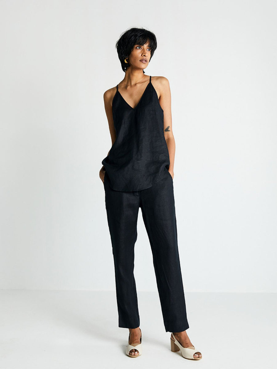 Releve Fashion Reistor Endless Sunday Top Black Ethical Designer Brand Sustainable Fashion Conscious Clothing Purchase with Purpose Shop for Good