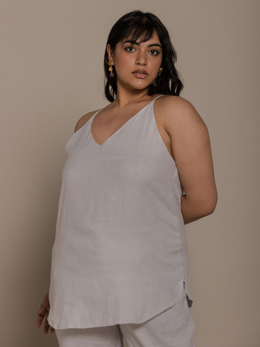 Releve Fashion Reistor Grey Endless Sunday Tank Top Ethical Designer Brand Sustainable Fashion Conscious Clothing Purchase with Purpose Shop for Good