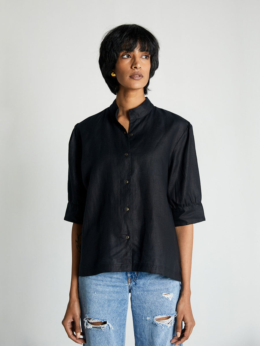 Releve Fashion Reistor Midnight Secrets Jacket Black Ethical Designer Brand Sustainable Fashion Conscious Clothing Purchase with Purpose Shop for Good