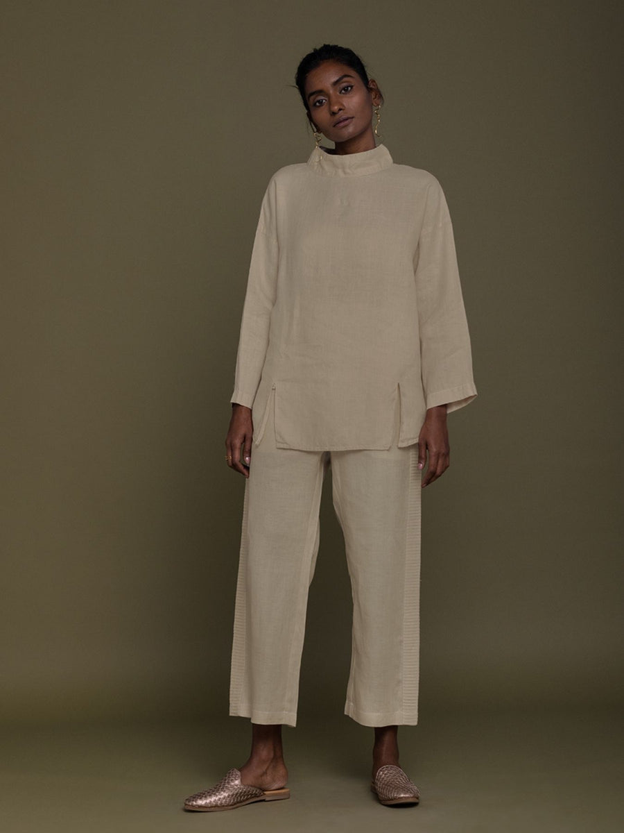 Releve Fashion Reistor Beige Moonstruck Nomad Pants Ethical Designer Brand Sustainable Fashion Conscious Clothing Purchase with Purpose Shop for Good