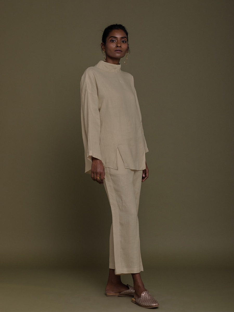 Releve Fashion Reistor Beige Moonstruck Nomad Pants Ethical Designer Brand Sustainable Fashion Conscious Clothing Purchase with Purpose Shop for Good