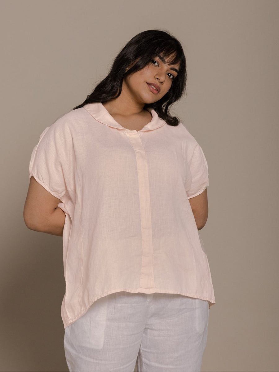 Releve Fashion Reistor Pink The Morning Coffee Run Shirt Ethical Designer Brand Sustainable Fashion Conscious Clothing Purchase with Purpose Shop for Good