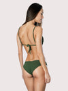 Releve Fashion SixtyNinety Sophia Textured Bikini Bottoms in Green Sustainable Swimwear Beachwear Slow Fashion Conscious Clothing Ethical Designer Brand Purchase with Purpose Shop for Good