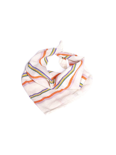 Releve Fashion Abury Multicolour Striped Cotton Bandana Sustainable Ethical Fashion Brand Certified B Corp Positive Luxury Brands to Trust Butterfly Mark Positive Fashion Purchase with Purpose Shop for Good