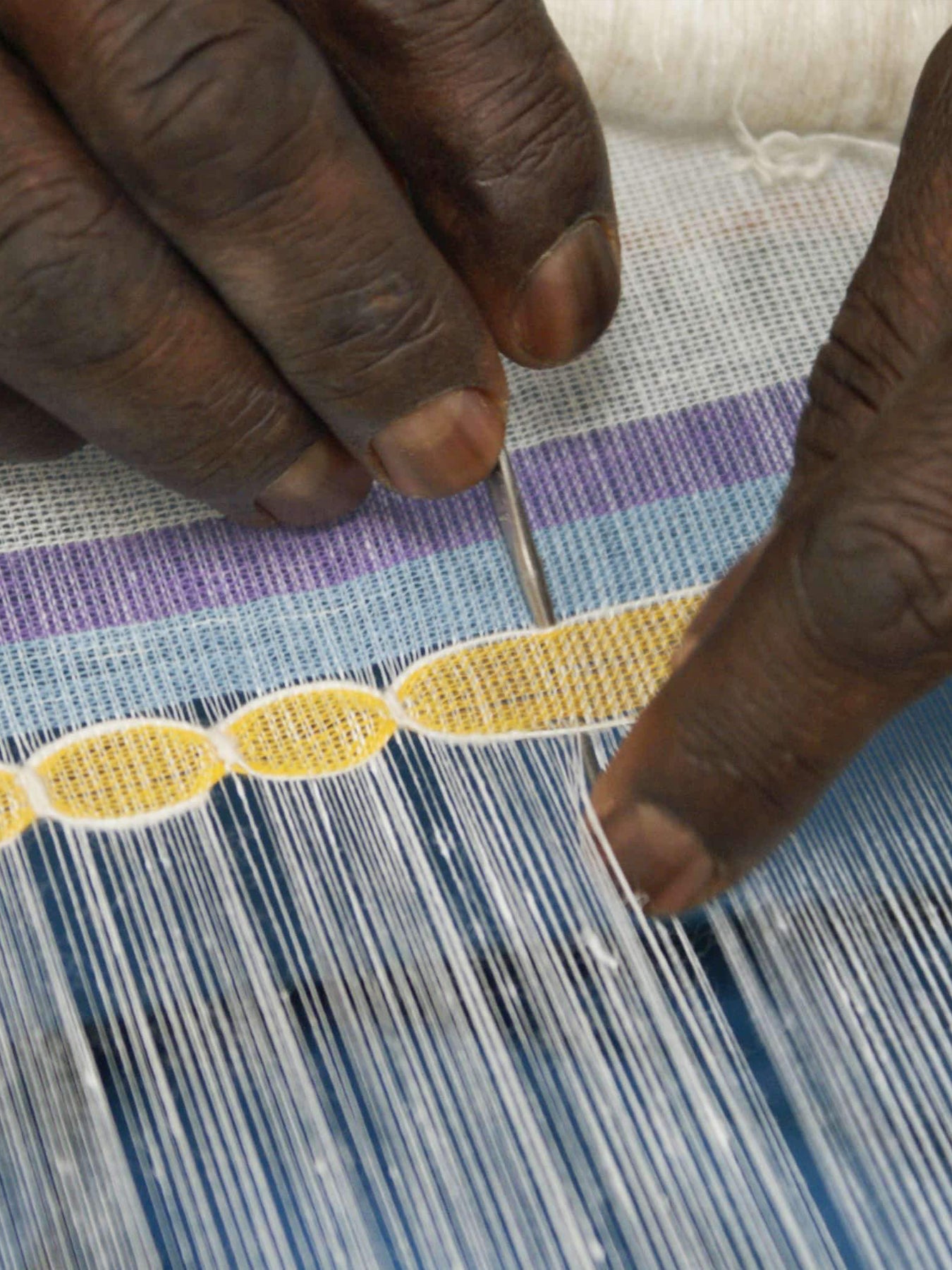 Releve Fashion Abury Extra Long Multicolour Light Summer Scarf Sustainable Ethical Fashion Brand Certified B Corp Positive Luxury Brands to Trust Butterfly Mark Positive Fashion Purchase with Purpose Shop for Good