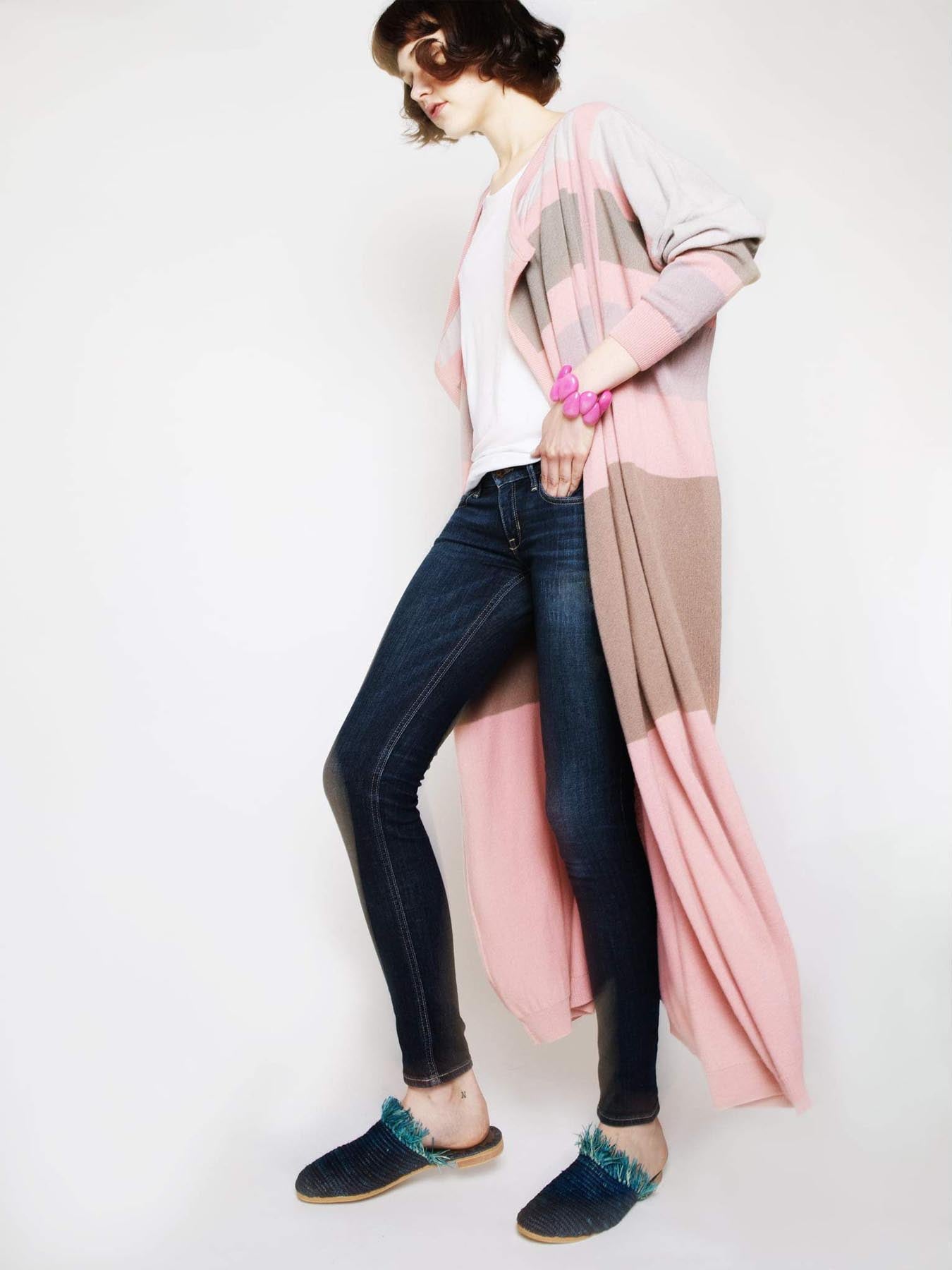 Releve Fashion Abury Blue Turquoise Raffia Slippers with Fringes Sustainable Ethical Fashion Brand Certified B Corp Positive Luxury Brands to Trust Butterfly Mark Positive Fashion Purchase with Purpose Shop for Good