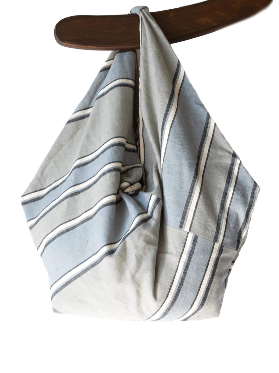 Releve Fashion Abury Grey XL Hobo Shopper Bag Sustainable Ethical Fashion Brand Certified B Corp Positive Luxury Brands to Trust Butterfly Mark Positive Fashion Purchase with Purpose Shop for Good