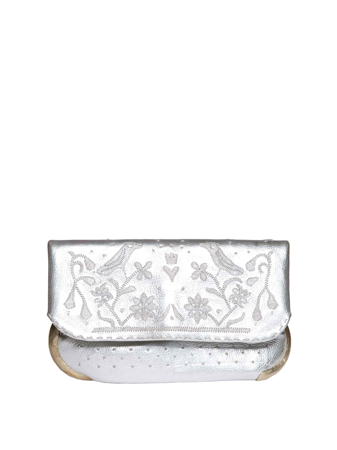 Releve Fashion Abury Lovebirds Silver Clutch Sustainable Ethical Fashion Brand Certified B Corp Positive Luxury Brands to Trust Butterfly Mark Positive Fashion Purchase with Purpose Shop for Good