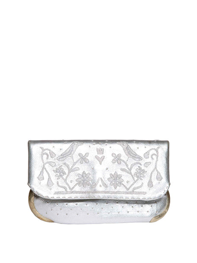 Releve Fashion Abury Lovebirds Silver Clutch Sustainable Ethical Fashion Brand Certified B Corp Positive Luxury Brands to Trust Butterfly Mark Positive Fashion Purchase with Purpose Shop for Good