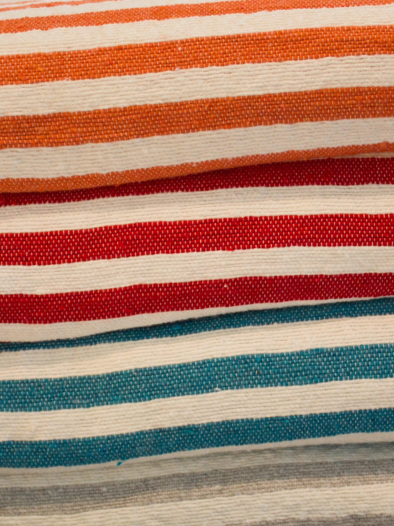 Releve Fashion Abury Red Cream Striped Wool Throw Sustainable Ethical Fashion Brand Certified B Corp Positive Luxury Brands to Trust Butterfly Mark Positive Fashion Purchase with Purpose Shop for Good