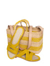 Releve Fashion Abury Raffia Summer Basket Natural Yellow Sustainable Ethical Fashion Brand Certified B Corp Positive Luxury Brands to Trust Butterfly Mark Positive Fashion Purchase with Purpose Shop for Good