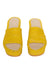 Raffia Plateau Slippers, Yellow