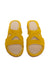 Raffia Habeeba Slippers, Yellow