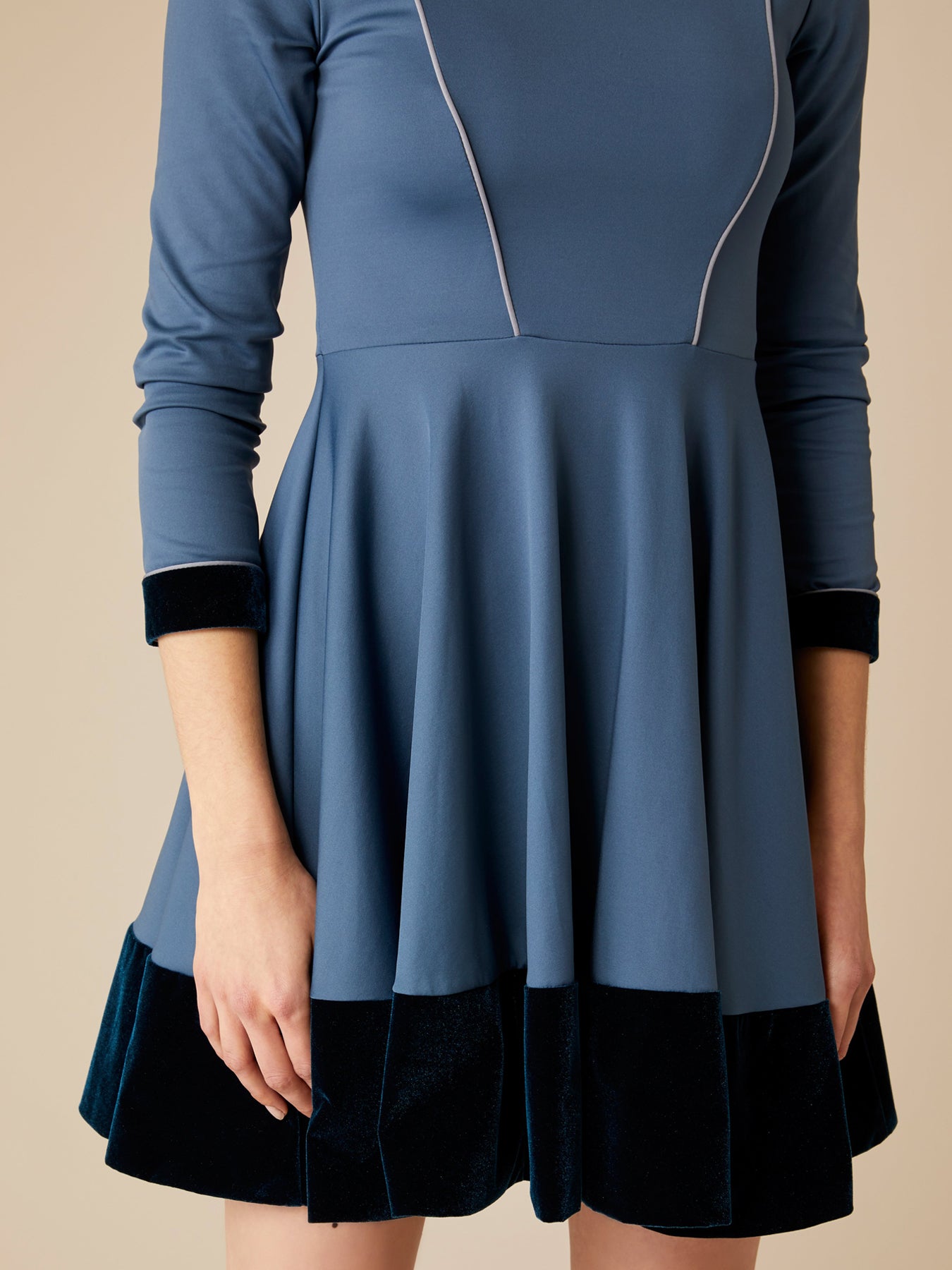Melodie Jersey Dress, Blue Melodie Jersey Dress, Blue