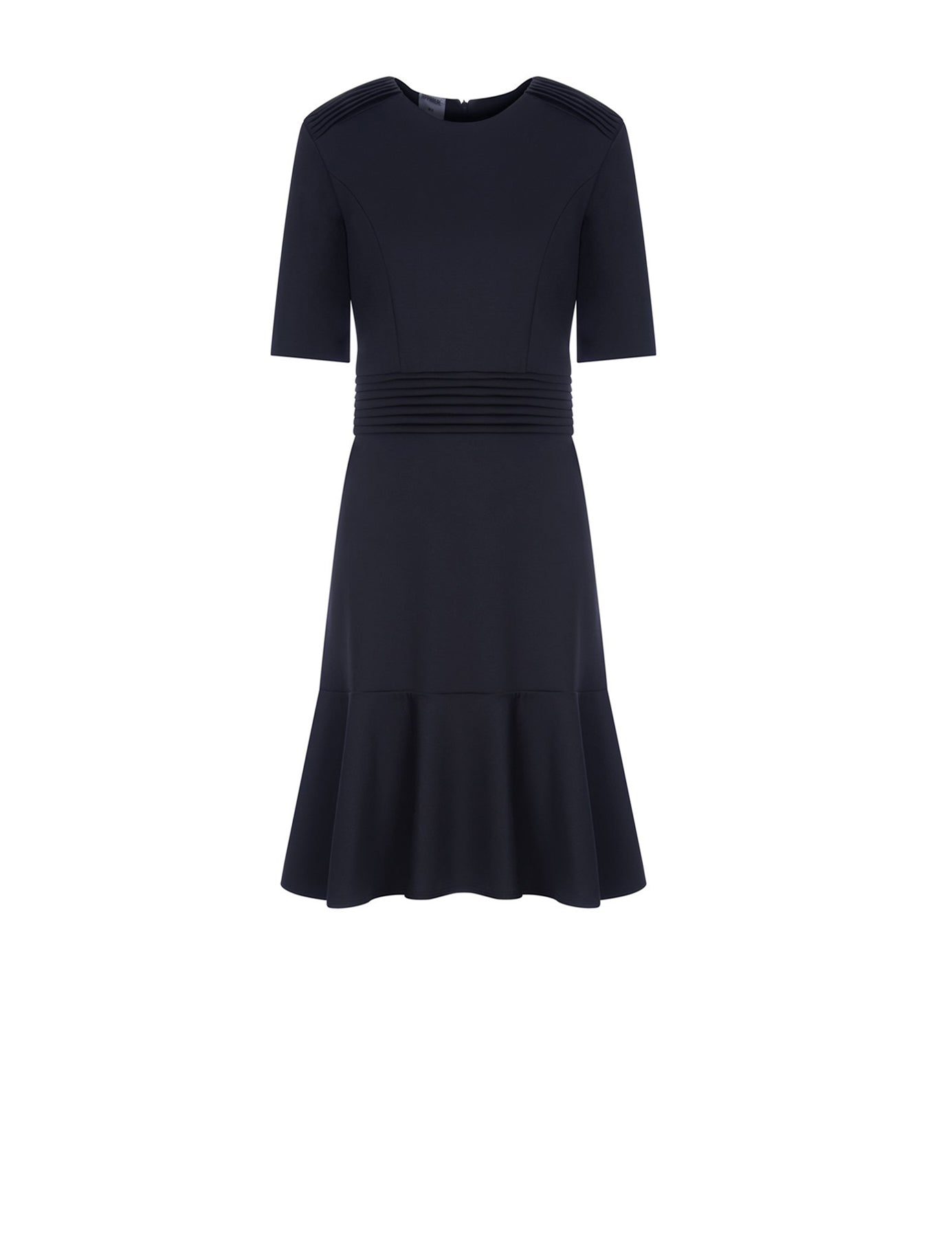 Releve Fashion Appareal Black Olesya Cotton Blend Dress Sustainable Fashion Conscious Clothing Ethical Designer Brand Technical Design Innovative Materials Purchase with Purpose Shop for Good