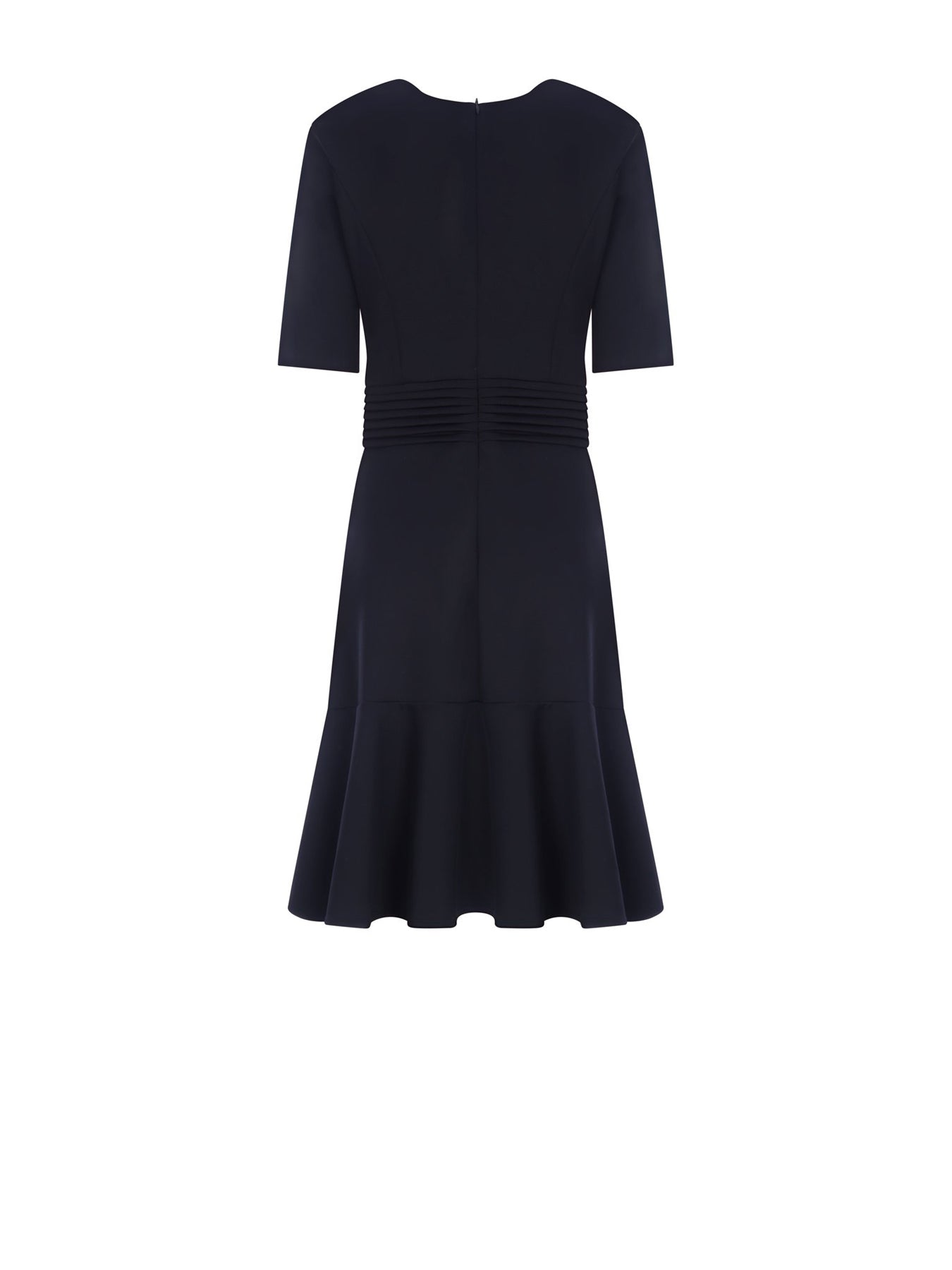 Releve Fashion Appareal Black Olesya Cotton Blend Dress Sustainable Fashion Conscious Clothing Ethical Designer Brand Technical Design Innovative Materials Purchase with Purpose Shop for Good