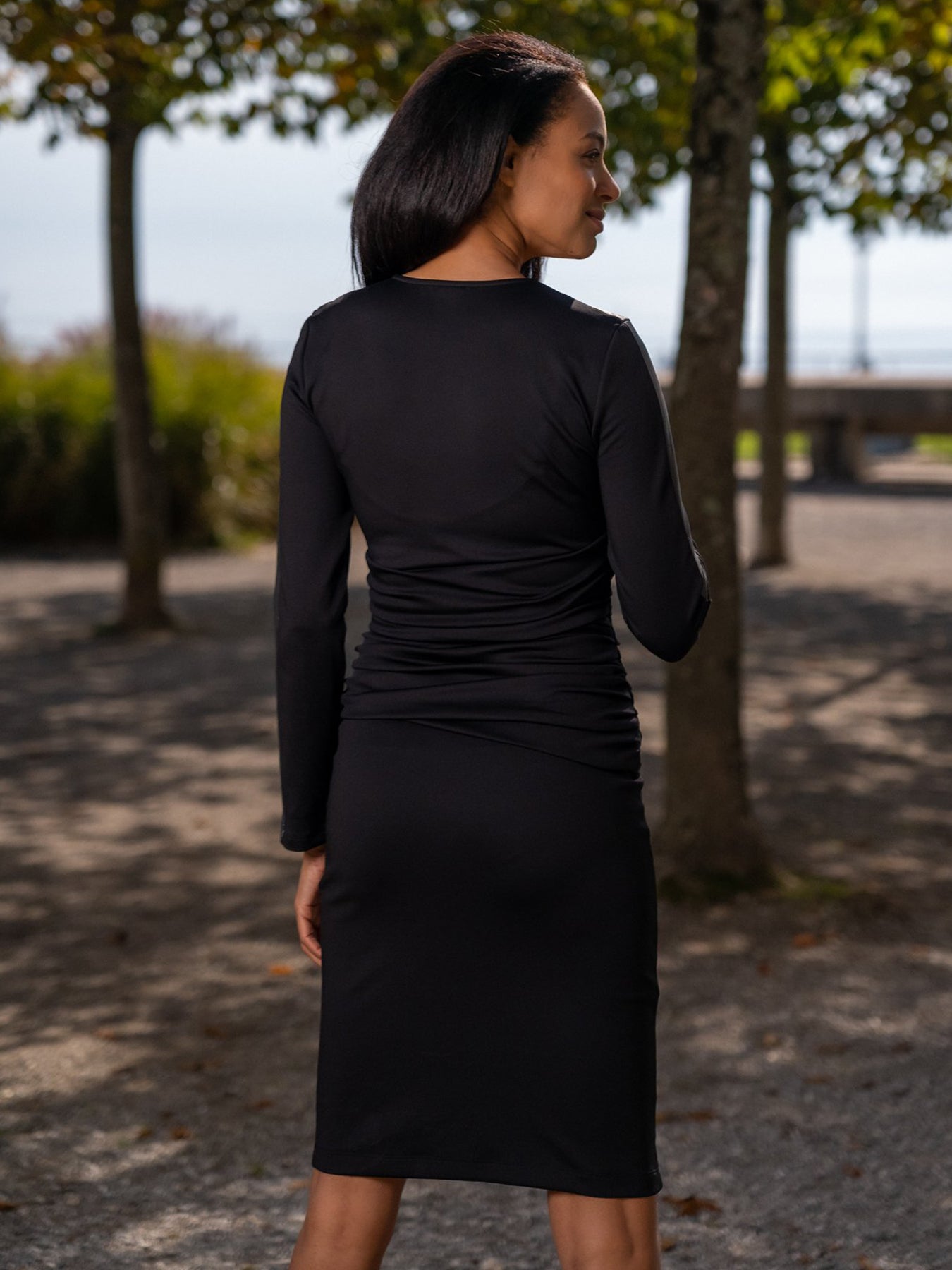 Sara Jersey Dress, Black Sara Jersey Dress, Black