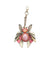 Bug Brooch Pin, Pink / Beige / Brown