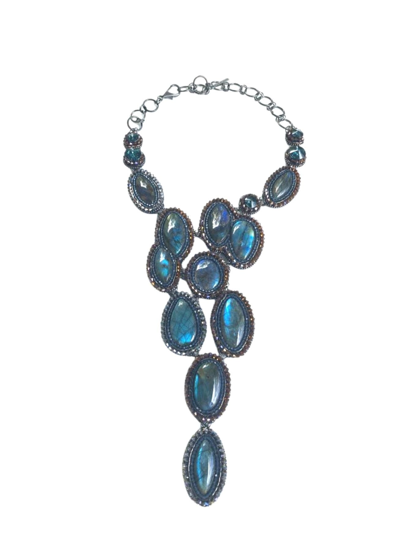 Relevé Fashion Bea Valdes Blue in Nebula 2.0 Ethical Luxury Brand Sustainable Jewelry Conscious Fashion Purchase with Purpose Shop for Good