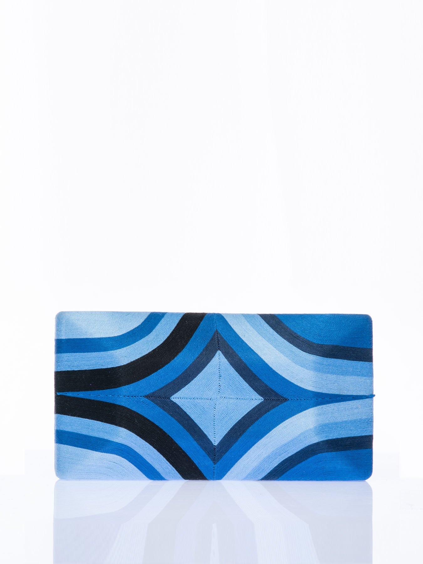 Releve Fashion Beatriz Purple Navy Grey Diamond Cheska Clutch Bag Ethical Designers Sustainable Fashion Brands Artisanal Handmade Accessories Purchase with Purpose Shop for Good