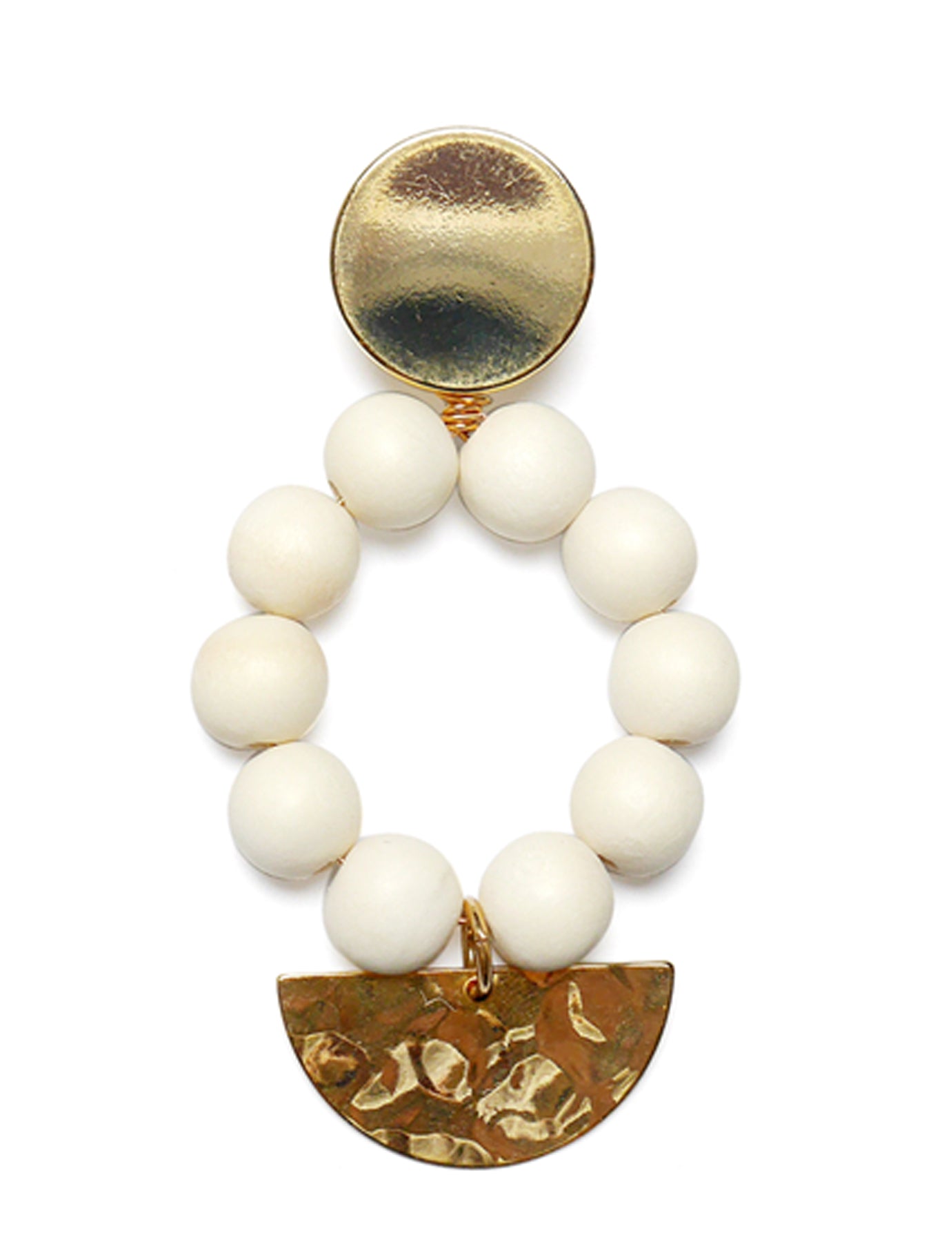 Releve Fashion Clare Hynes White Angie Earrings Ethical Designers Sustainable Fashion Brands Purchase with Purpose Shop for Good